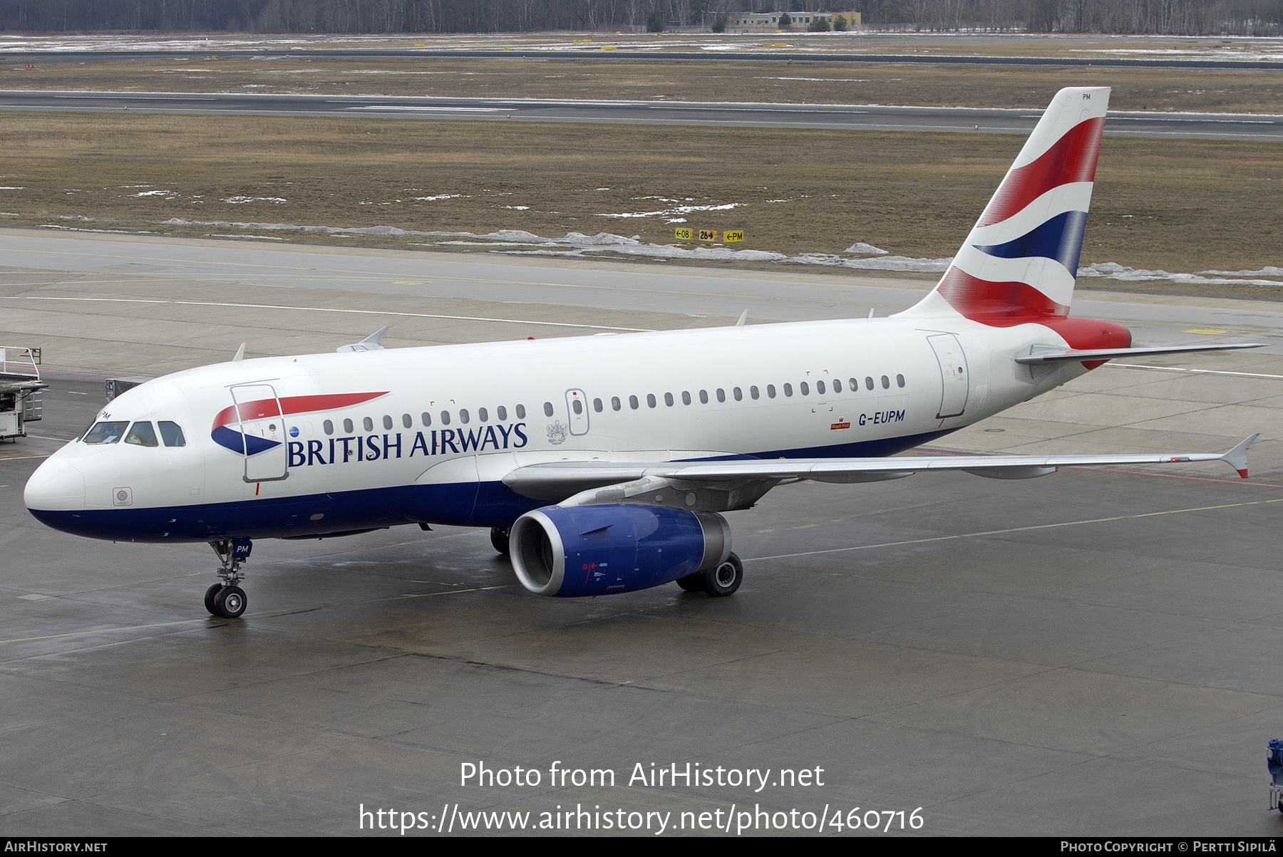 Aircraft Photo of G-EUPM | Airbus A319-131 | British Airways | AirHistory.net #460716