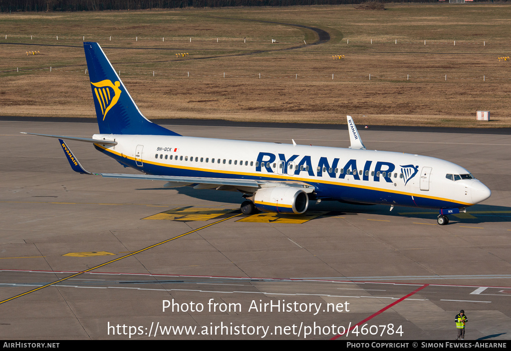 Aircraft Photo of 9H-QCK | Boeing 737-8AS | Ryanair | Malta Air | AirHistory.net #460784