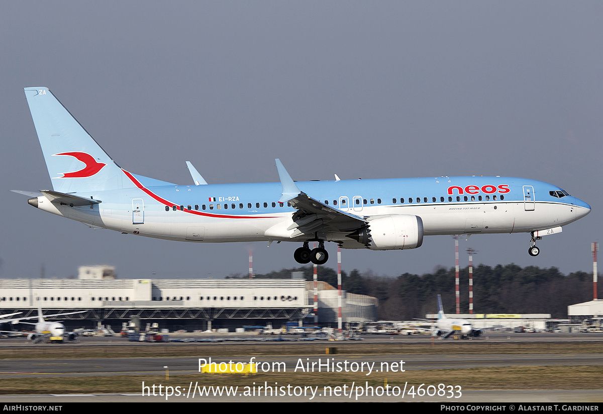 Aircraft Photo of EI-RZA | Boeing 737-8 Max 8 | Neos | AirHistory.net #460833