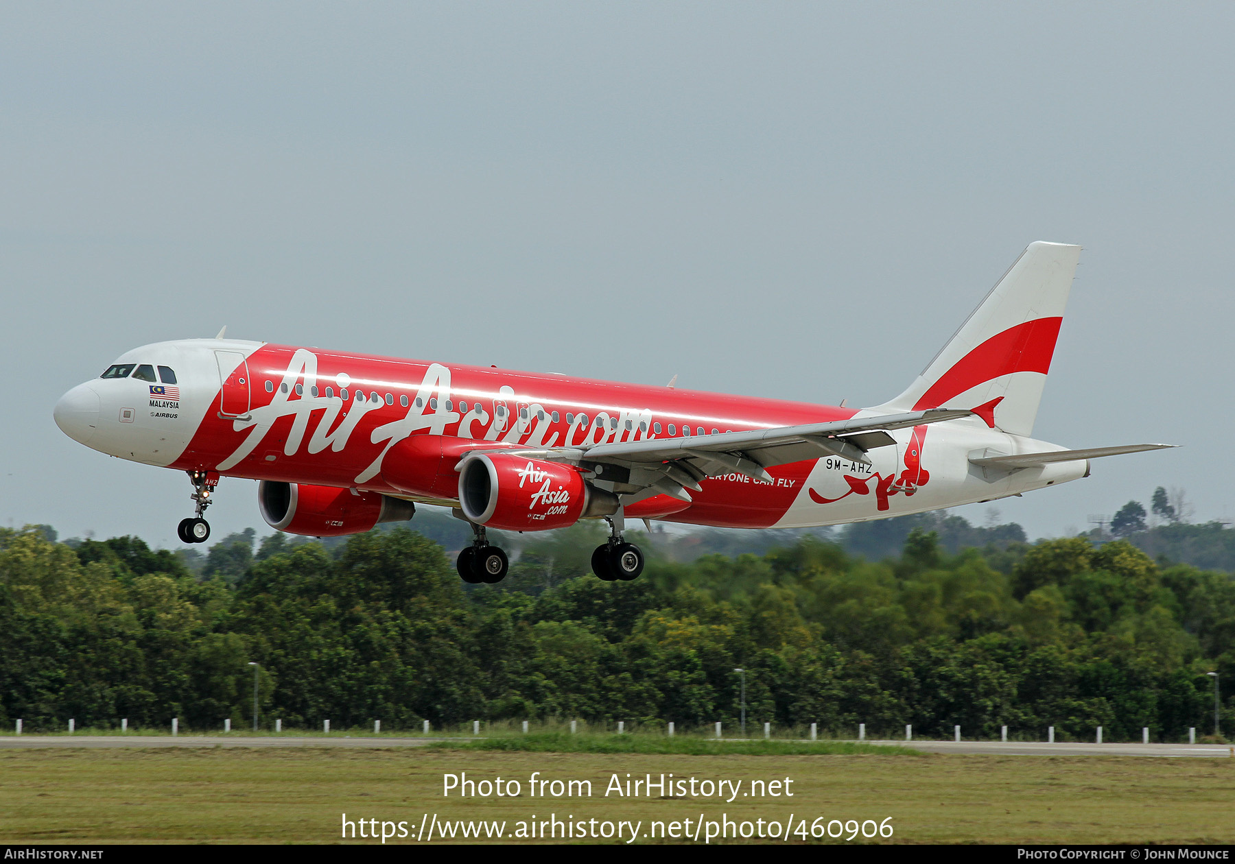 Aircraft Photo of 9M-AHZ | Airbus A320-216 | AirAsia | AirHistory.net #460906