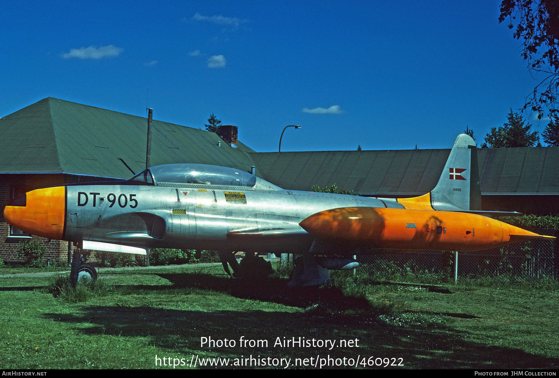 Aircraft Photo of DT-905 / 18905 | Lockheed T-33A | Denmark - Air Force | AirHistory.net #460922