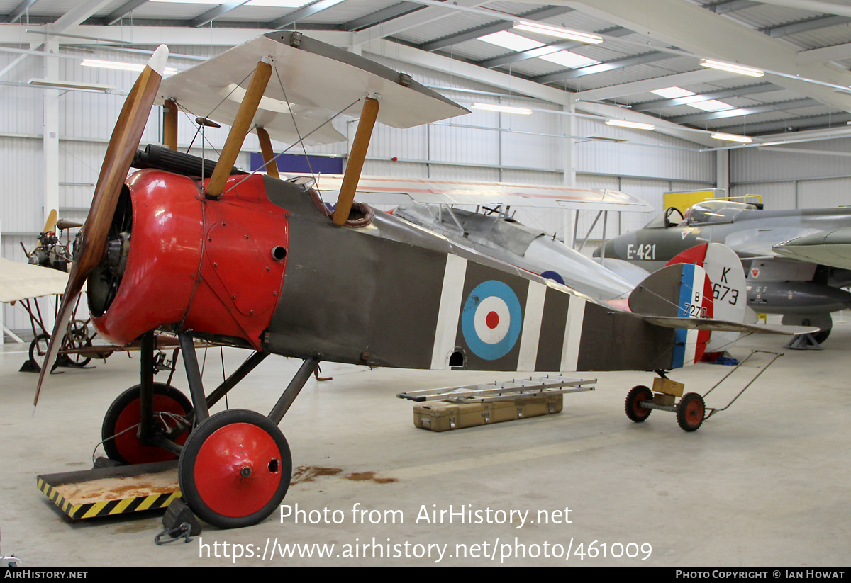 Aircraft Photo of B7270 | Sopwith F-1 Camel Replica | UK - Air Force | AirHistory.net #461009