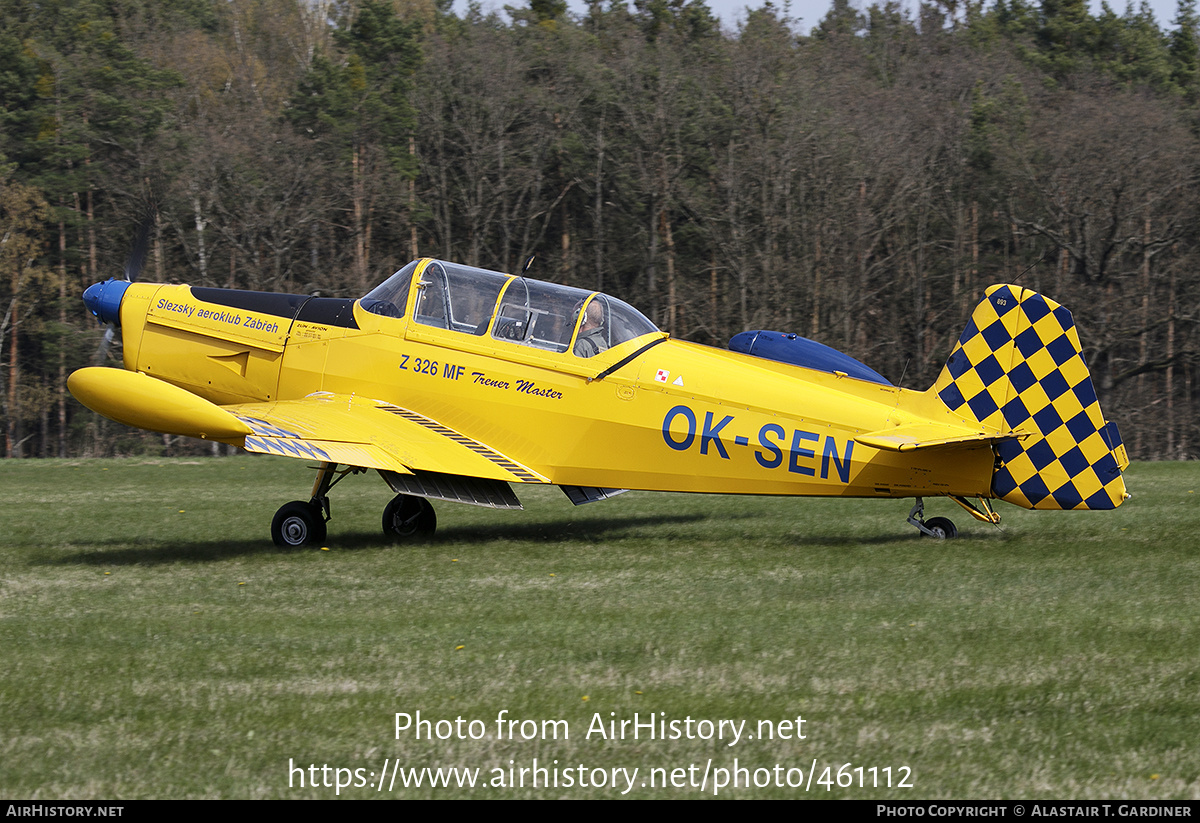 Aircraft Photo of OK-SEN | Zlin Z-326MF Trener Master | Slezský aeroklub Zábřeh | AirHistory.net #461112