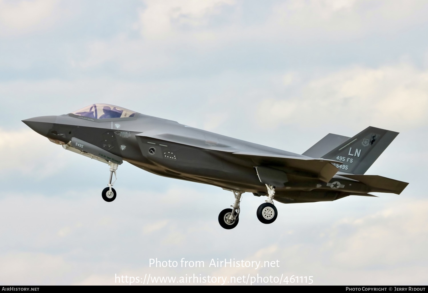 Aircraft Photo of 19-5495 | Lockheed Martin F-35A Lightning II | USA - Air Force | AirHistory.net #461115