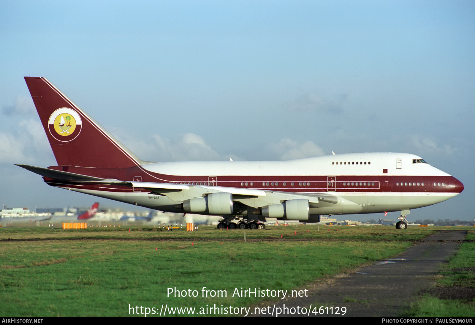 Aircraft Photo of VP-BAT | Boeing 747SP-21 | Sheikh Khalifa Bin Hamad Al Thani | AirHistory.net #461129