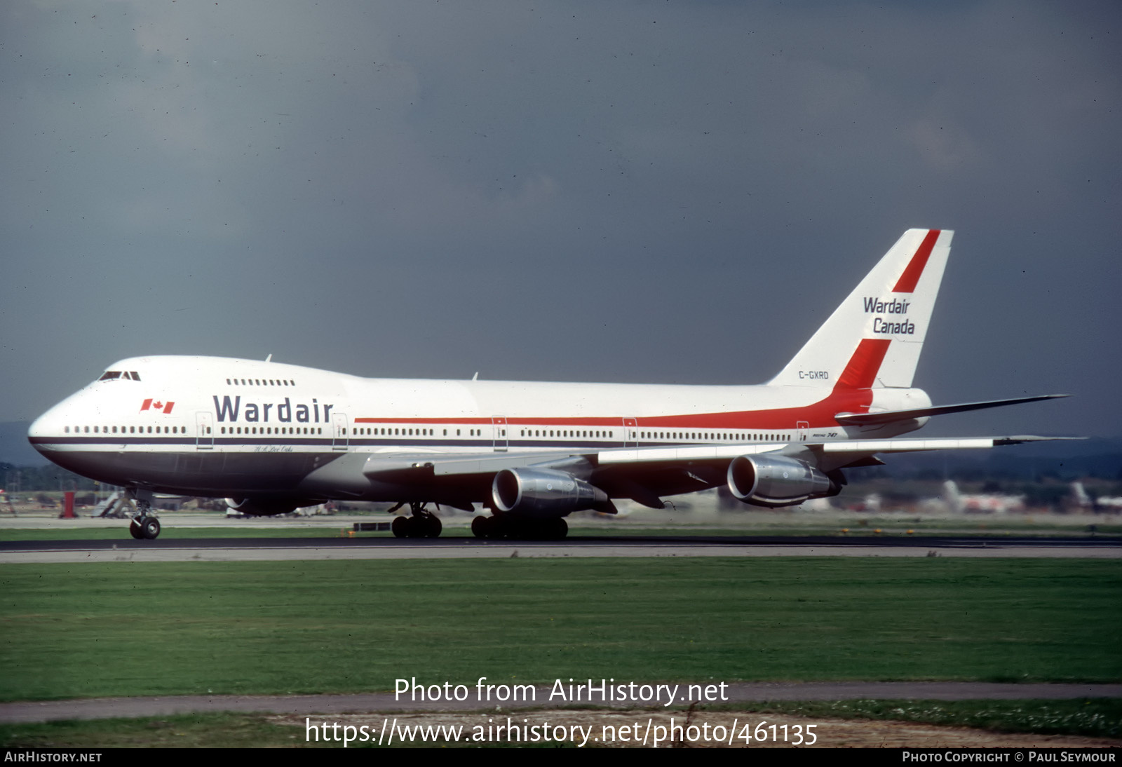 Aircraft Photo of C-GXRD | Boeing 747-211B | Wardair Canada | AirHistory.net #461135