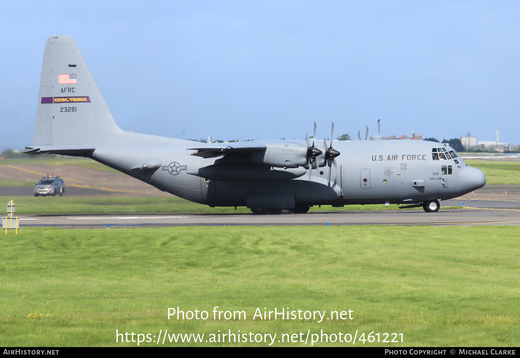 Aircraft Photo of 92-3281 / 23281 | Lockheed C-130H Hercules | USA - Air Force | AirHistory.net #461221