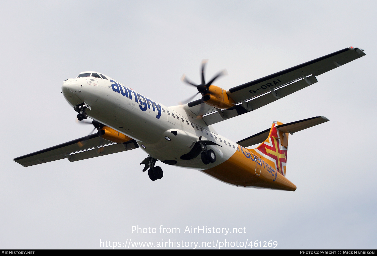 Aircraft Photo of G-ORAI | ATR ATR-72-600 (ATR-72-212A) | Aurigny Air Services | AirHistory.net #461269