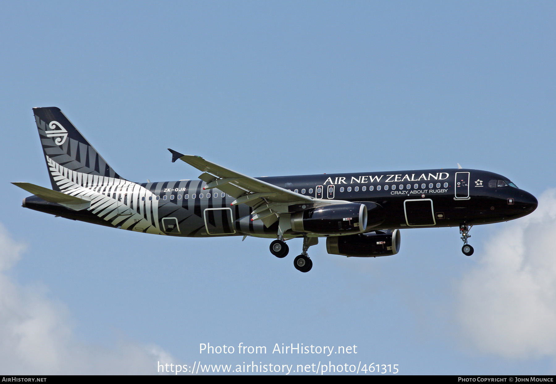 Aircraft Photo of ZK-OJR | Airbus A320-232 | Air New Zealand | AirHistory.net #461315