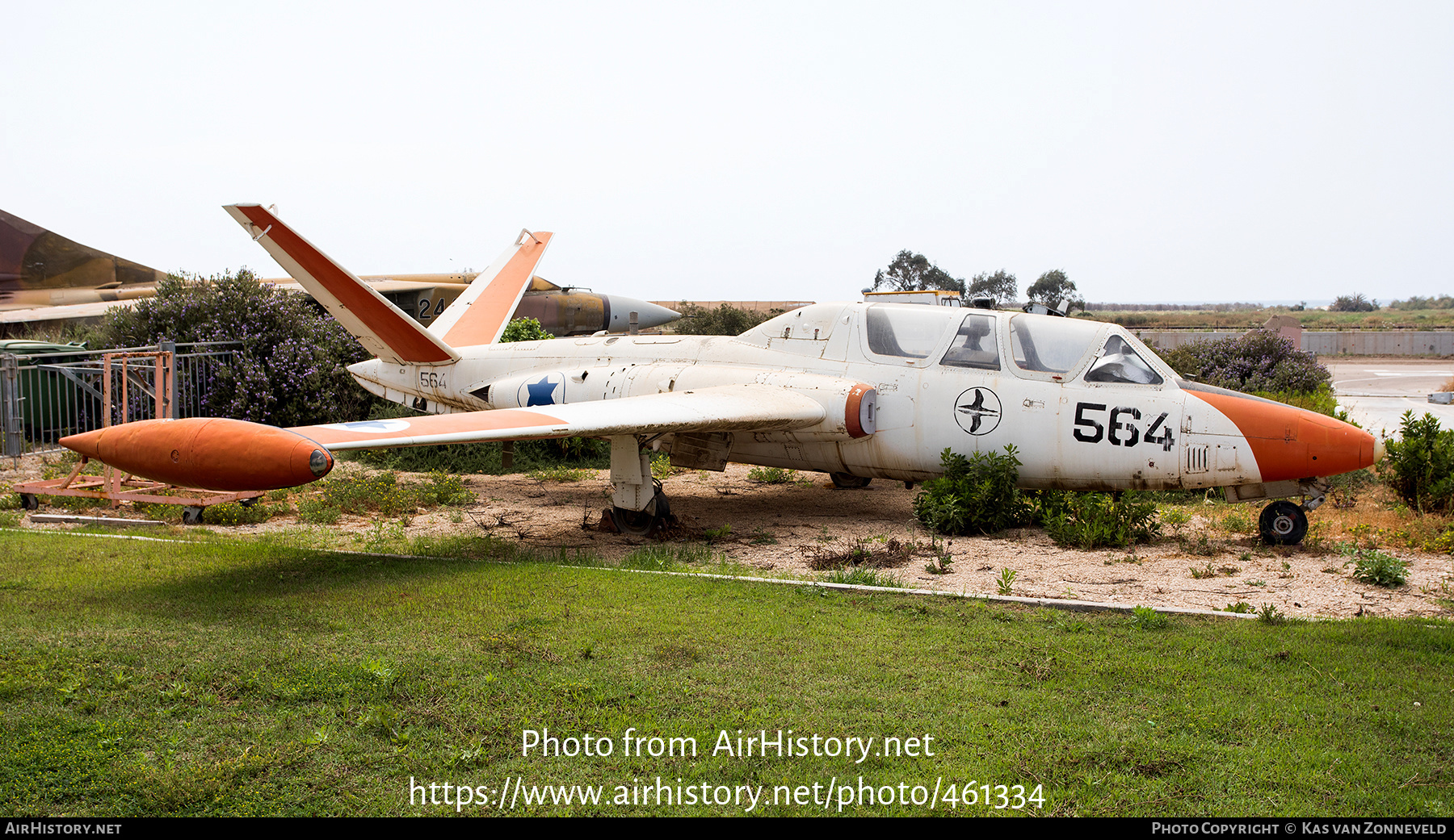 Aircraft Photo of 564 | Fouga CM-170R Tzukit | Israel - Air Force | AirHistory.net #461334