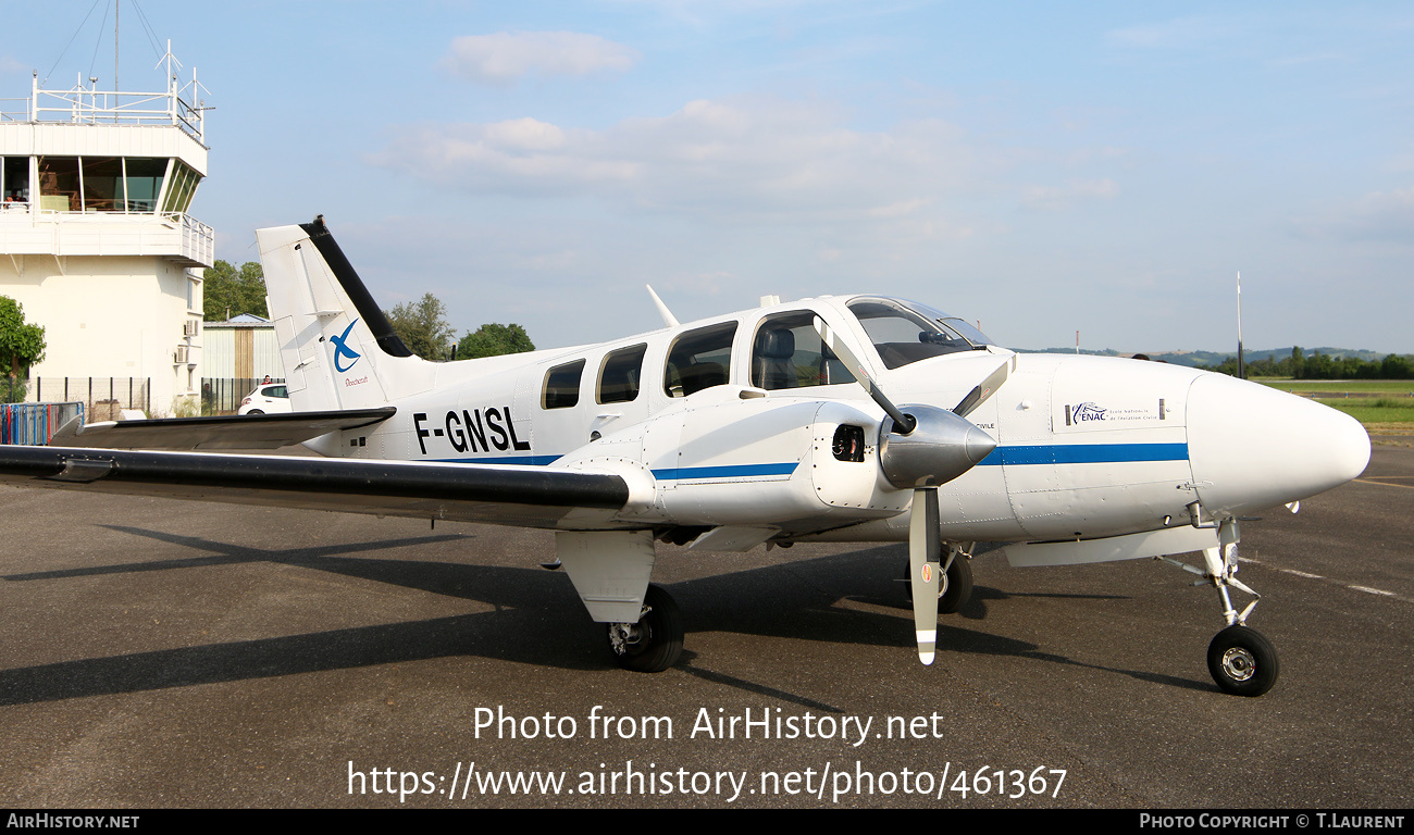 Aircraft Photo of F-GNSL | Raytheon 58 Baron | ÉNAC - École Nationale de l'Aviation Civile | AirHistory.net #461367