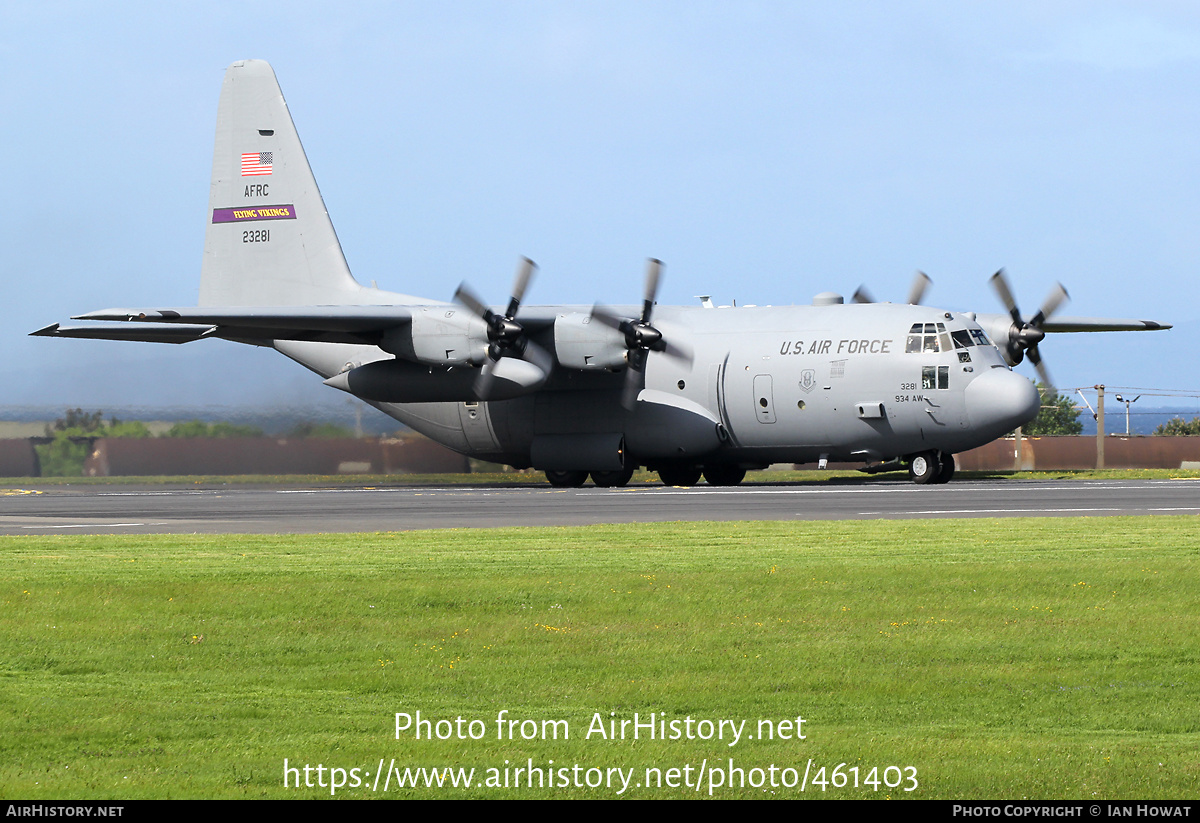 Aircraft Photo of 92-3281 / 23281 | Lockheed C-130H Hercules | USA - Air Force | AirHistory.net #461403