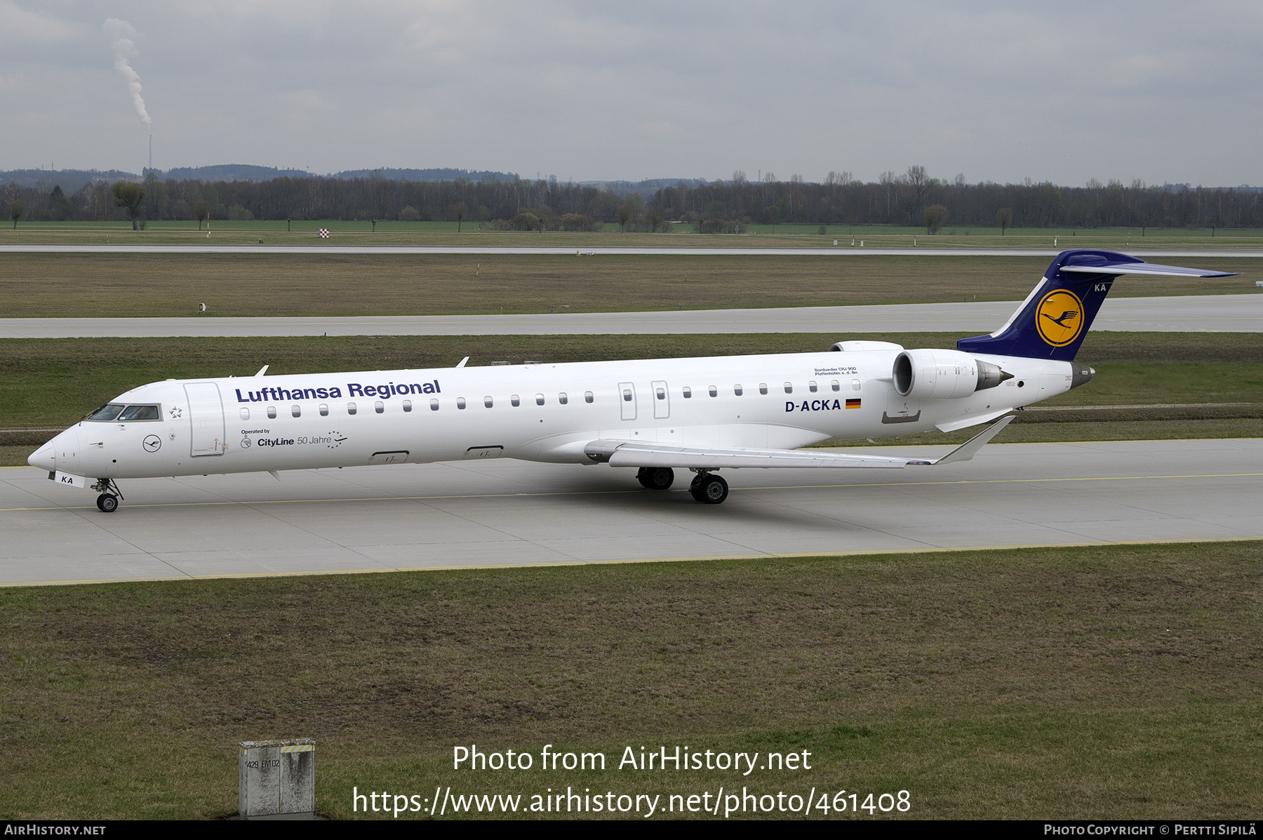 Aircraft Photo of D-ACKA | Bombardier CRJ-900LR (CL-600-2D24) | Lufthansa Regional | AirHistory.net #461408