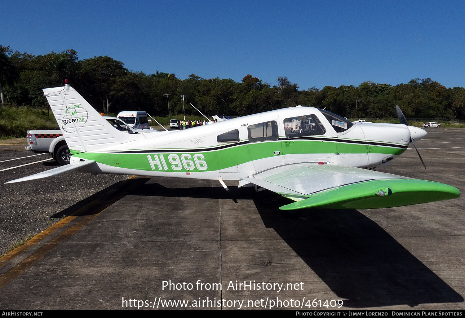 Aircraft Photo of HI966 | Piper PA-28-161 Warrior II | Green Air | AirHistory.net #461409