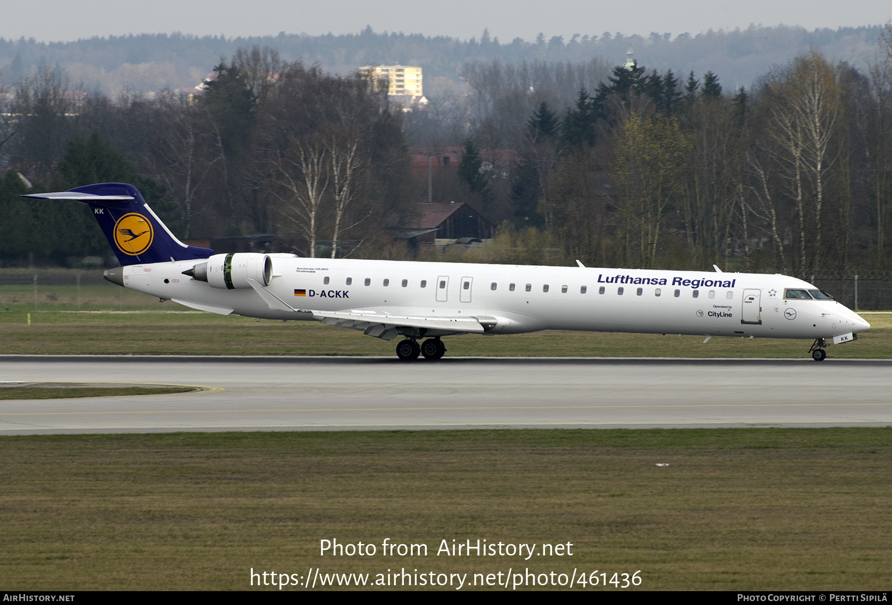 Aircraft Photo of D-ACKK | Bombardier CRJ-900LR (CL-600-2D24) | Lufthansa Regional | AirHistory.net #461436