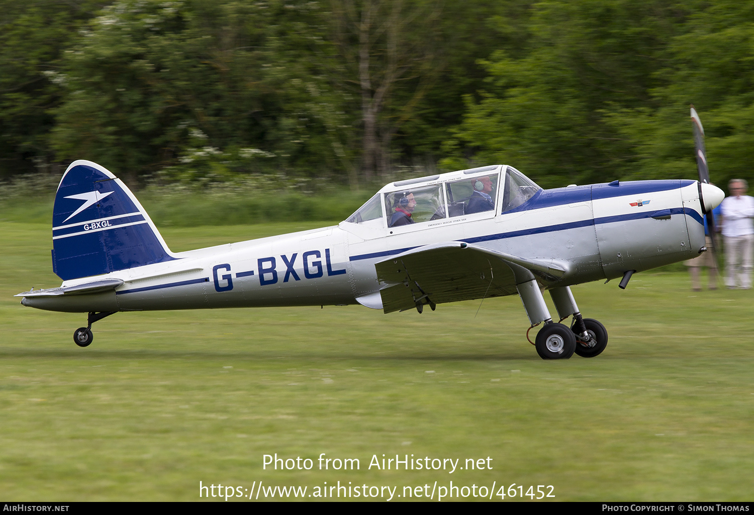 Aircraft Photo of G-BXGL | De Havilland DHC-1 Chipmunk Mk22 | AirHistory.net #461452