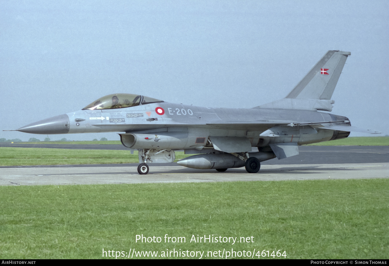 Aircraft Photo of E-200 | General Dynamics F-16A Fighting Falcon | Denmark - Air Force | AirHistory.net #461464