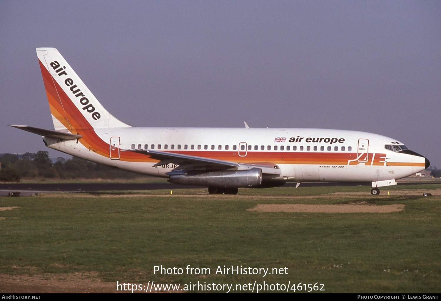 Aircraft Photo of G-BRJP | Boeing 737-2S3/Adv | Air Europe | AirHistory.net #461562