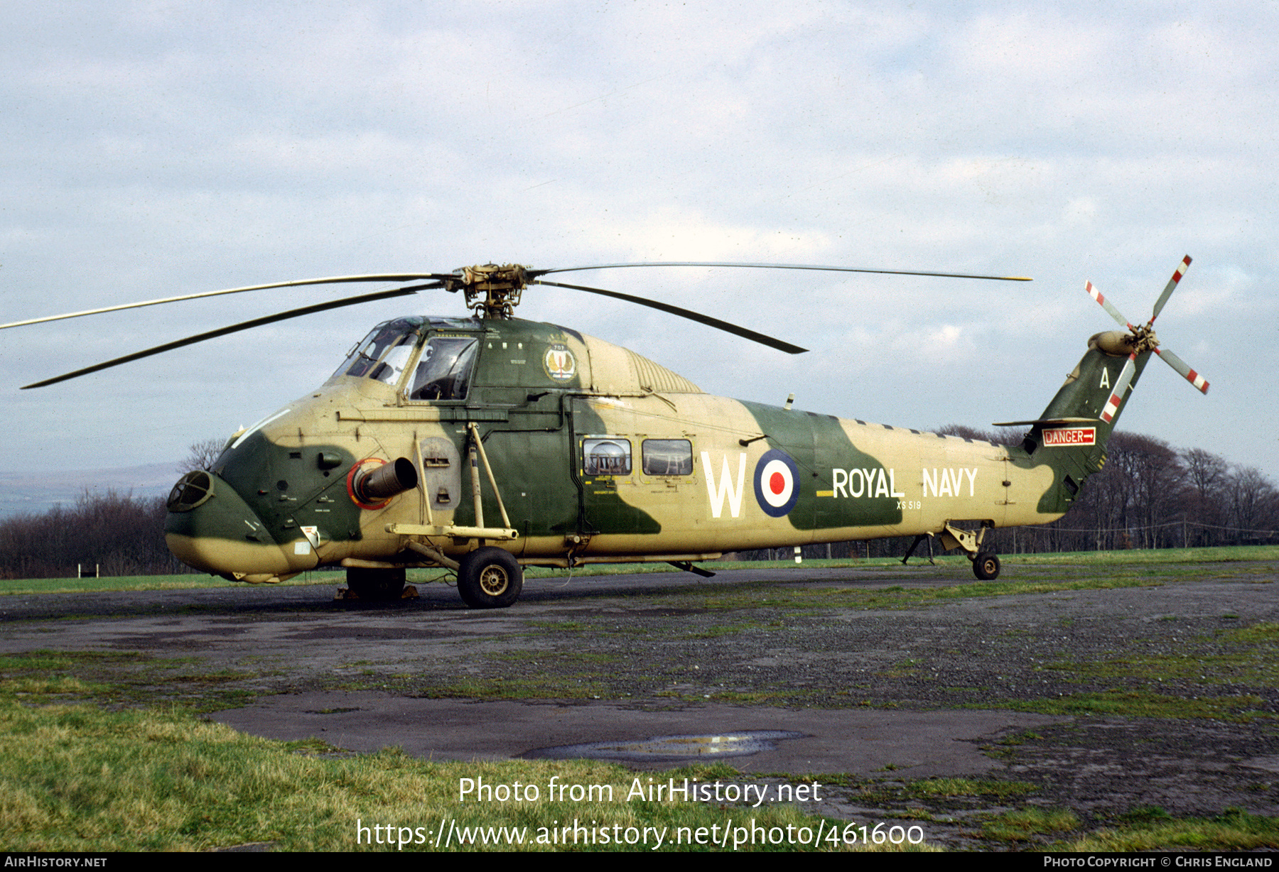 Aircraft Photo of XS519 | Westland WS-58 Wessex HU.5 | UK - Navy | AirHistory.net #461600