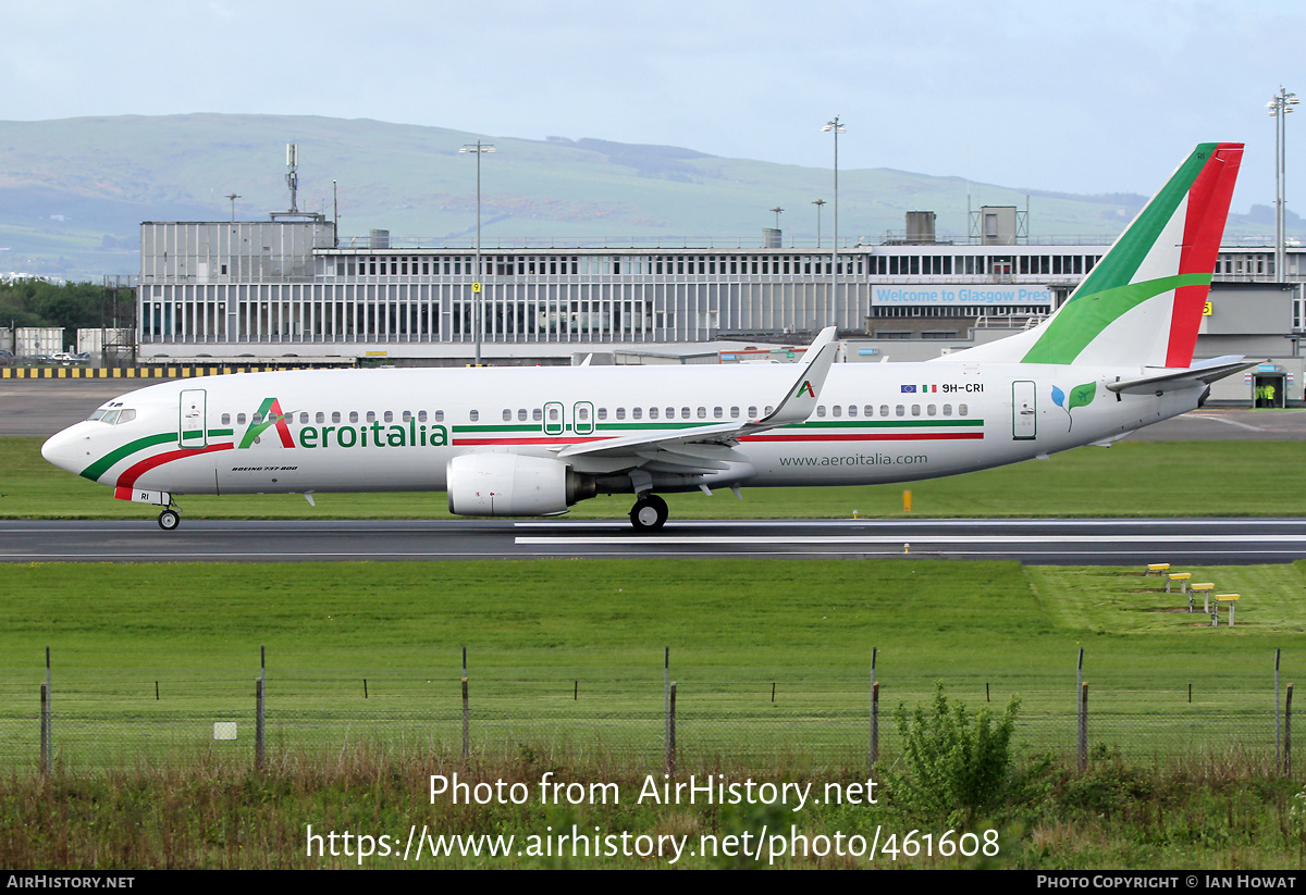 Aircraft Photo of 9H-CRI | Boeing 737-85F | Aeroitalia | AirHistory.net #461608