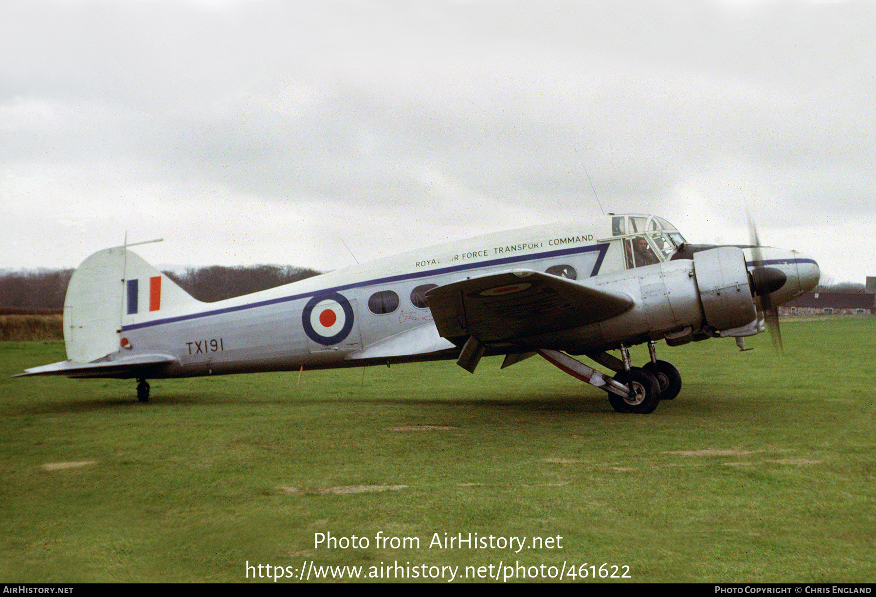 Aircraft Photo of TX191 | Avro 652A Anson C19 | UK - Air Force | AirHistory.net #461622