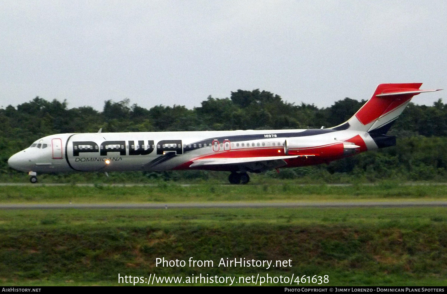 Aircraft Photo of HI978 | McDonnell Douglas MD-87 (DC-9-87) | PAWA Dominicana - Pan Am World Airways | AirHistory.net #461638