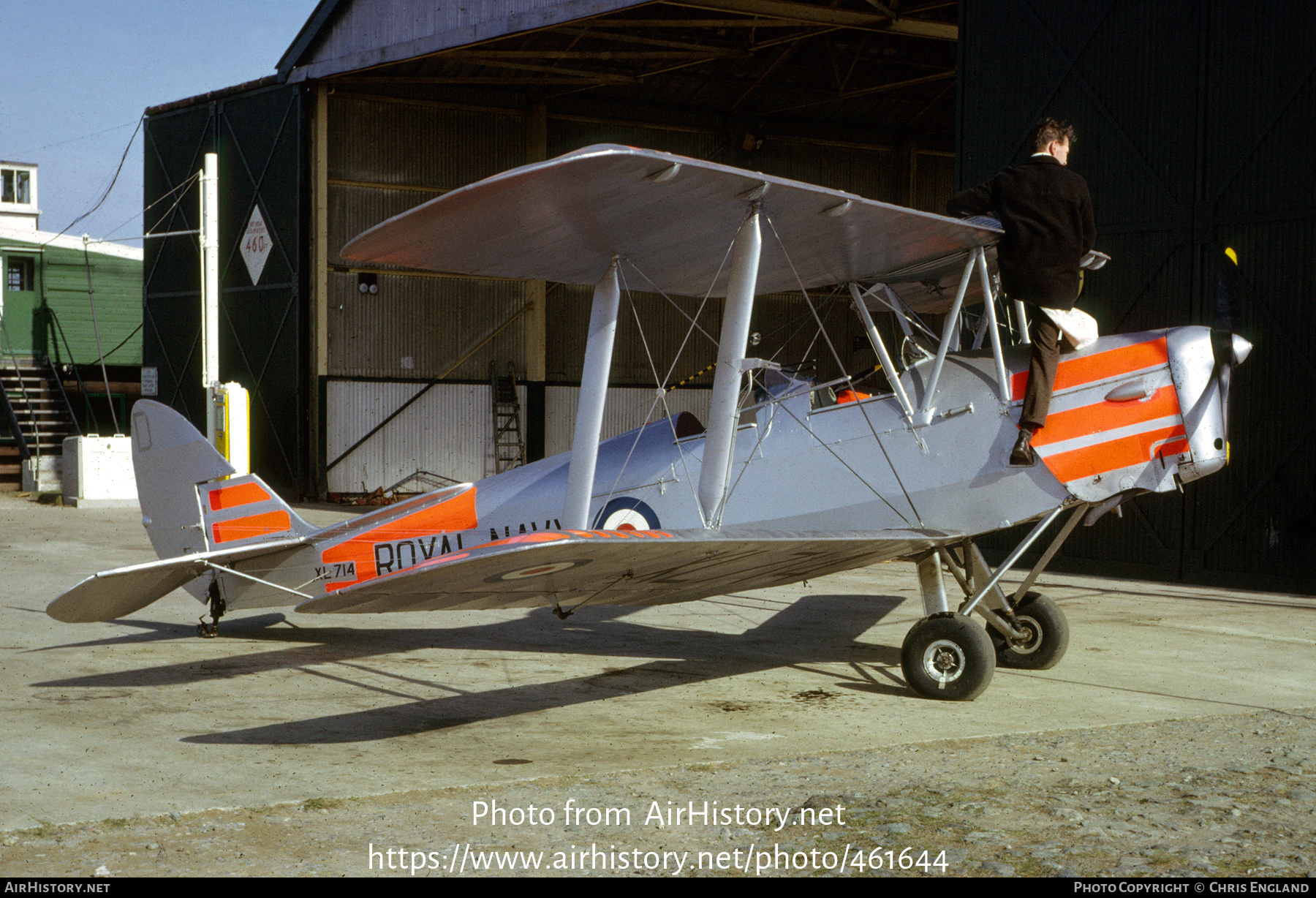 Aircraft Photo of XL714 | De Havilland D.H. 82A Tiger Moth II | UK - Navy | AirHistory.net #461644