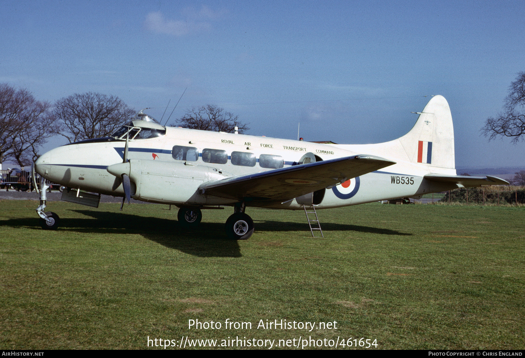 Aircraft Photo of WB535 | De Havilland D.H. 104 Devon C1 | UK - Air ...