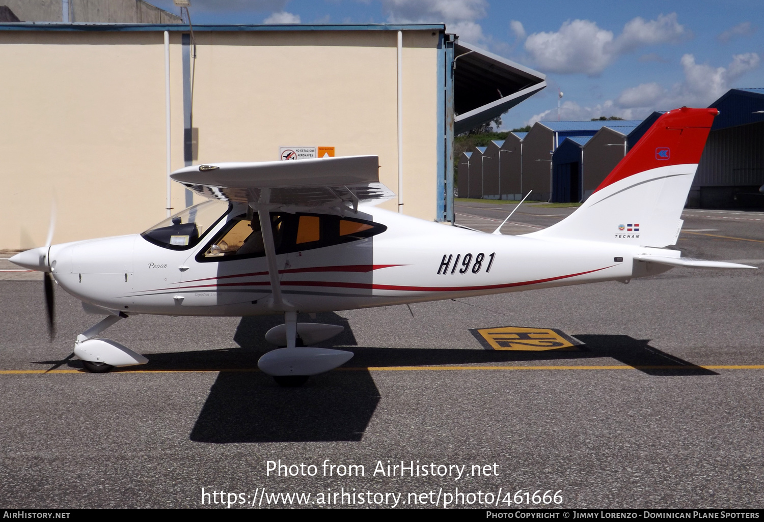 Aircraft Photo of HI981 | Tecnam P-2008 | AirHistory.net #461666