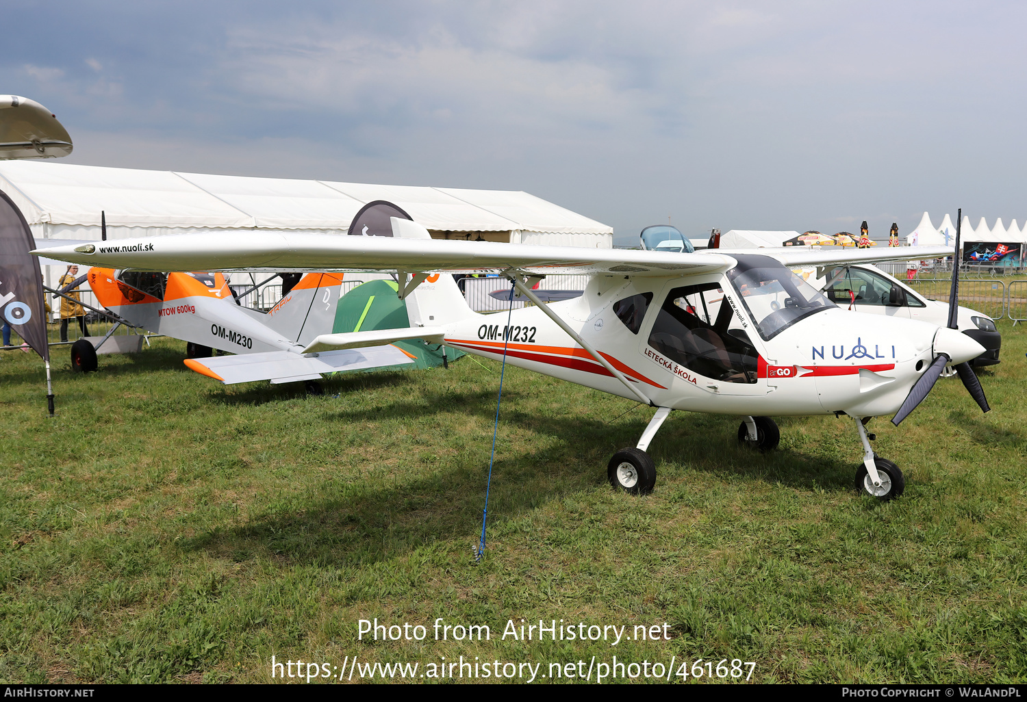 Aircraft Photo of OM-M232 | Direct Fly ArGo | Nuoli Letecká škola | AirHistory.net #461687