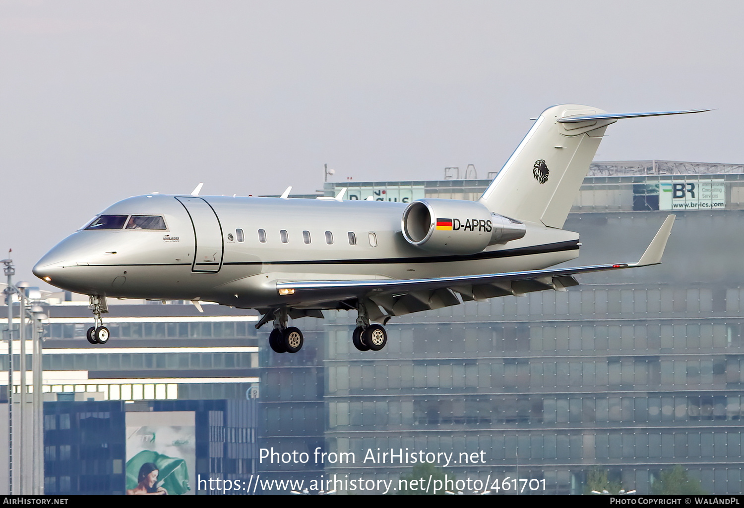 Aircraft Photo of D-APRS | Bombardier Challenger 604 (CL-600-2B16) | AirHistory.net #461701