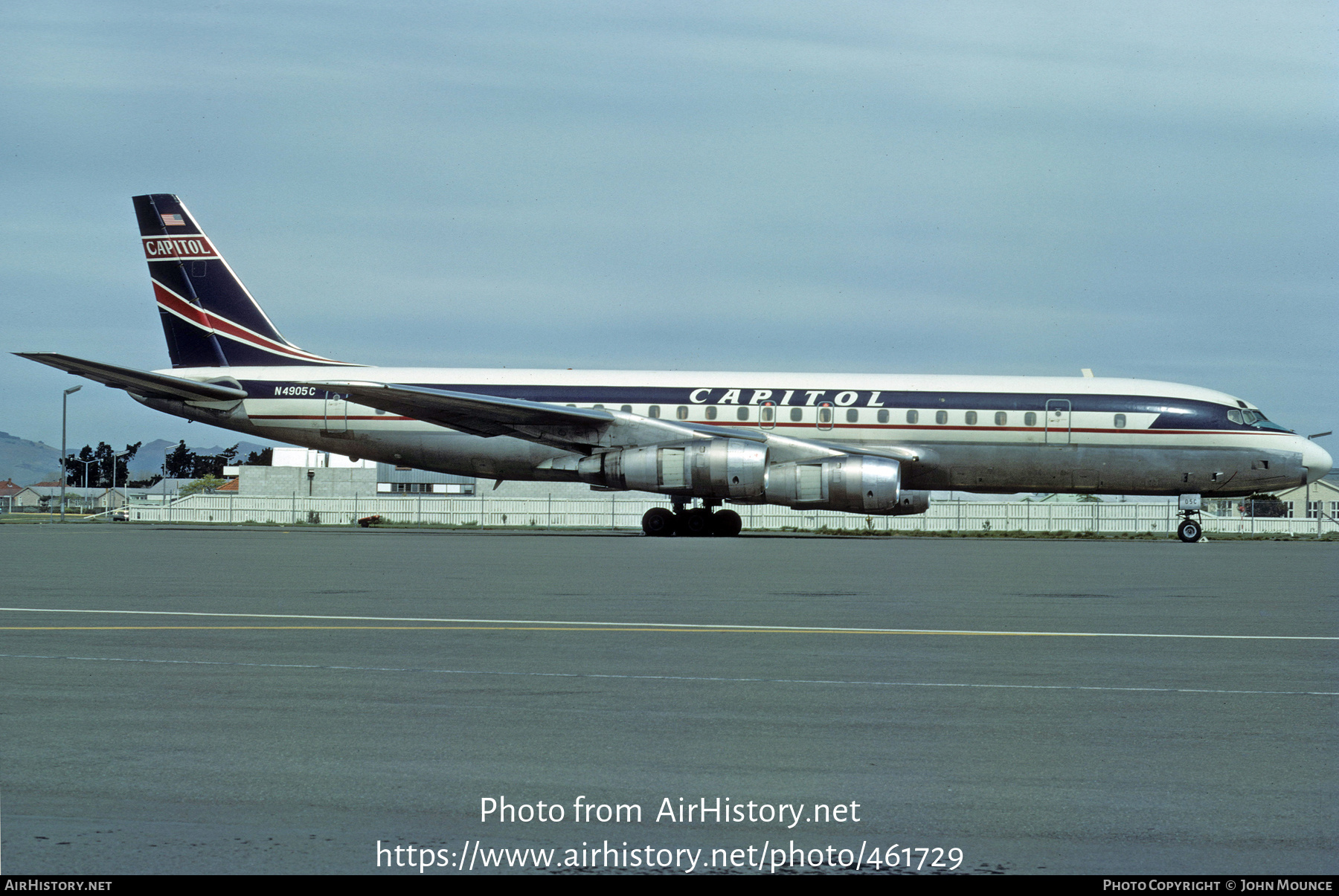 Aircraft Photo of N4905C | Douglas DC-8-55CF Jet Trader | Capitol Airways | AirHistory.net #461729