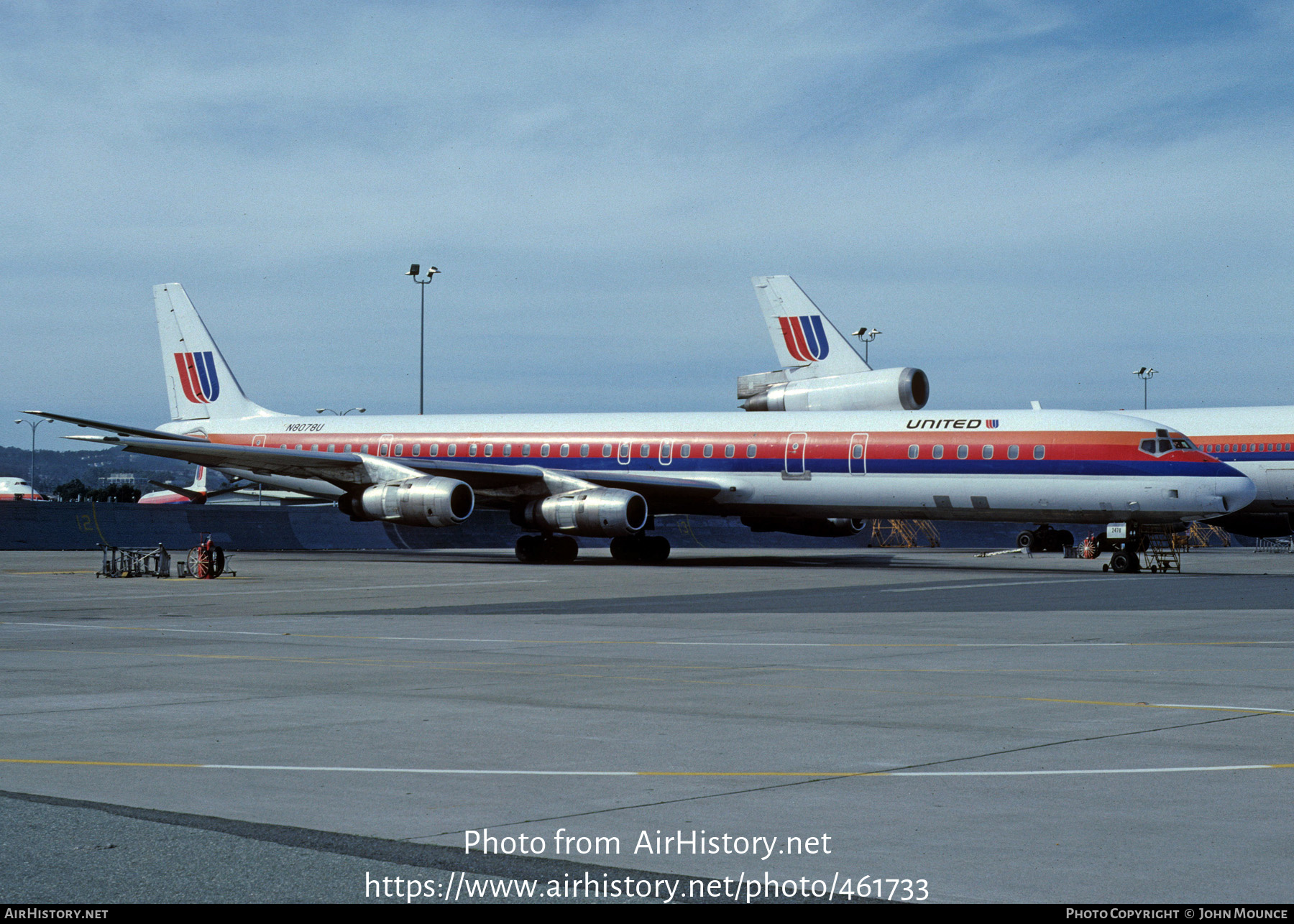 Aircraft Photo of N8078U | McDonnell Douglas DC-8-61 | United Airlines | AirHistory.net #461733