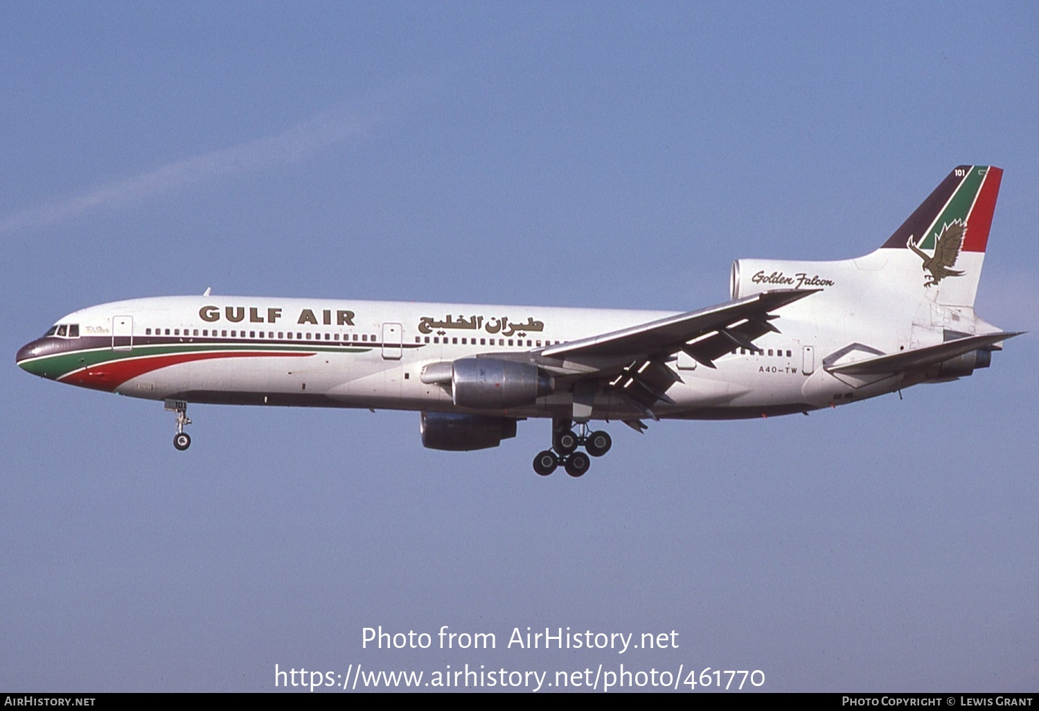 Aircraft Photo of A4O-TW | Lockheed L-1011-385-1-15 TriStar 200 | Gulf Air | AirHistory.net #461770