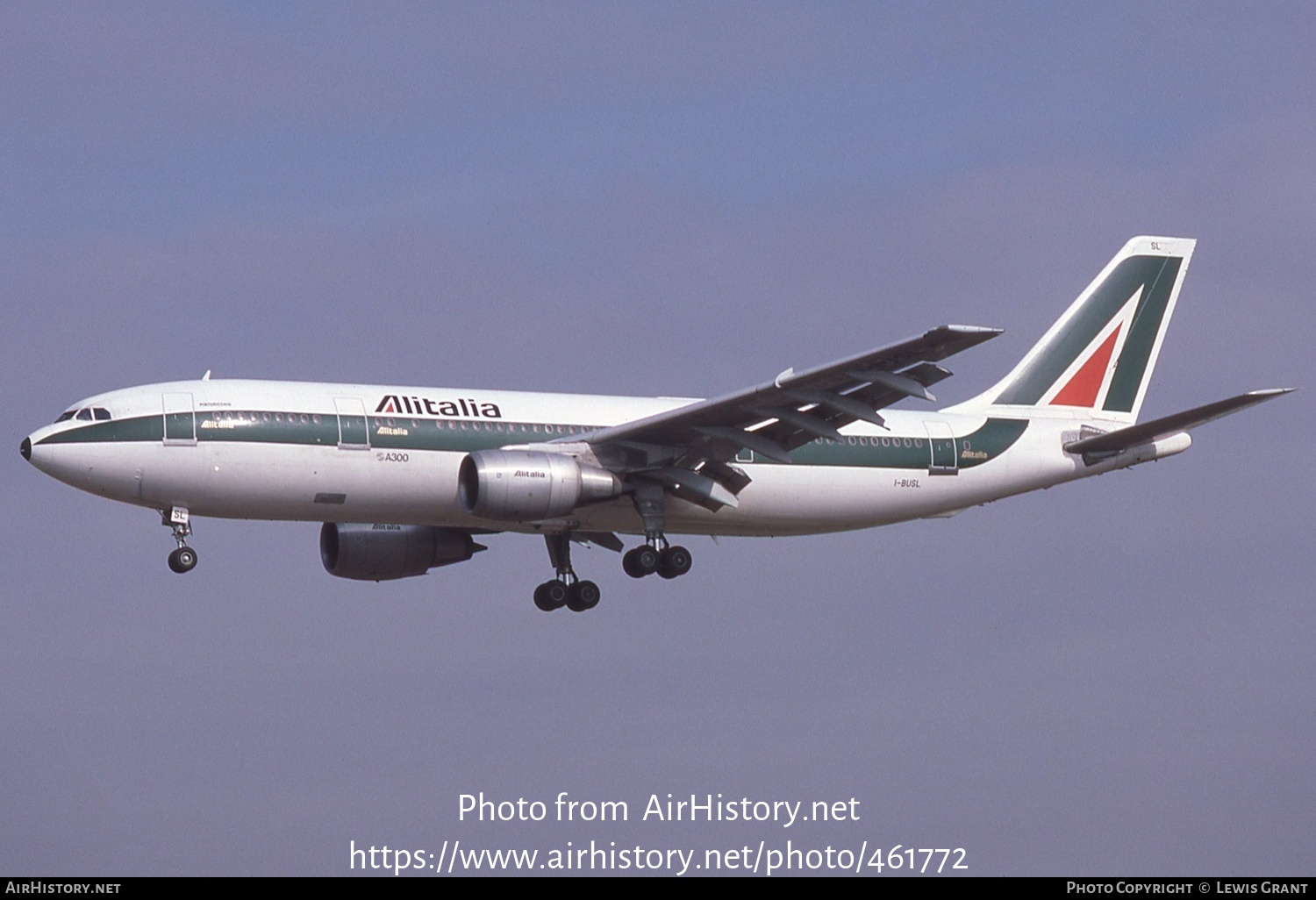 Aircraft Photo of I-BUSL | Airbus A300B4-203 | Alitalia | AirHistory.net #461772