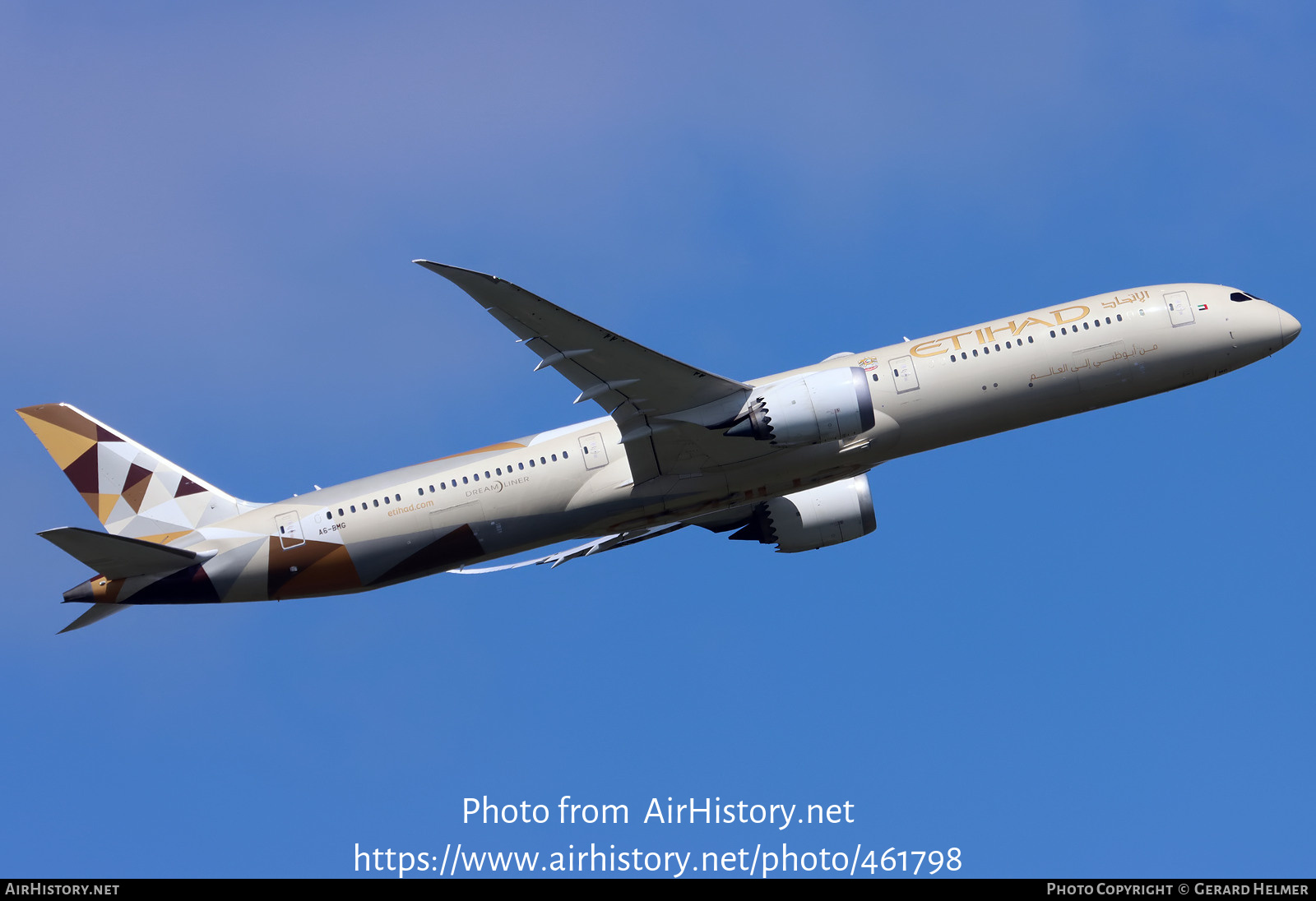 Aircraft Photo of A6-BMG | Boeing 787-10 Dreamliner | Etihad Airways | AirHistory.net #461798