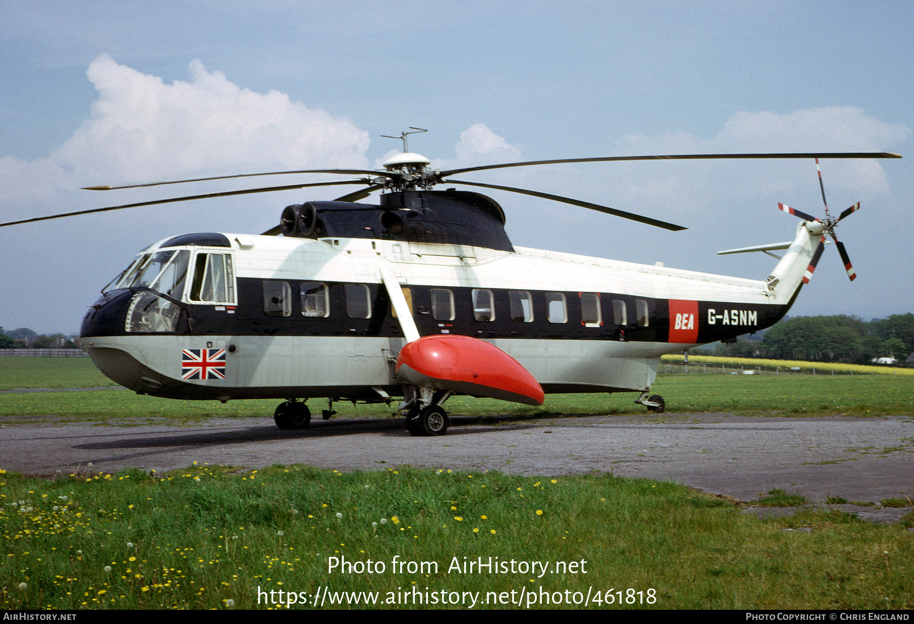 Aircraft Photo of G-ASNM | Sikorsky S-61N | BEA - British European Airways | AirHistory.net #461818