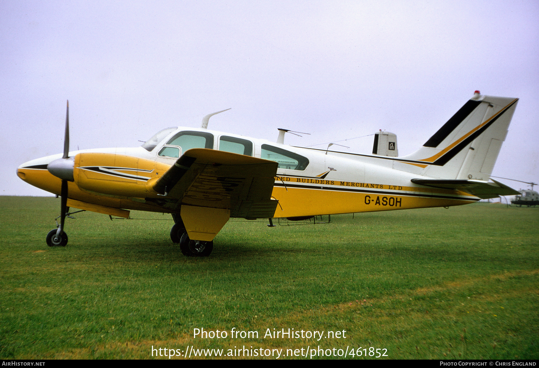 Aircraft Photo of G-ASOH | Beech B55A Baron (95-B55) | United Builders Merchants | AirHistory.net #461852