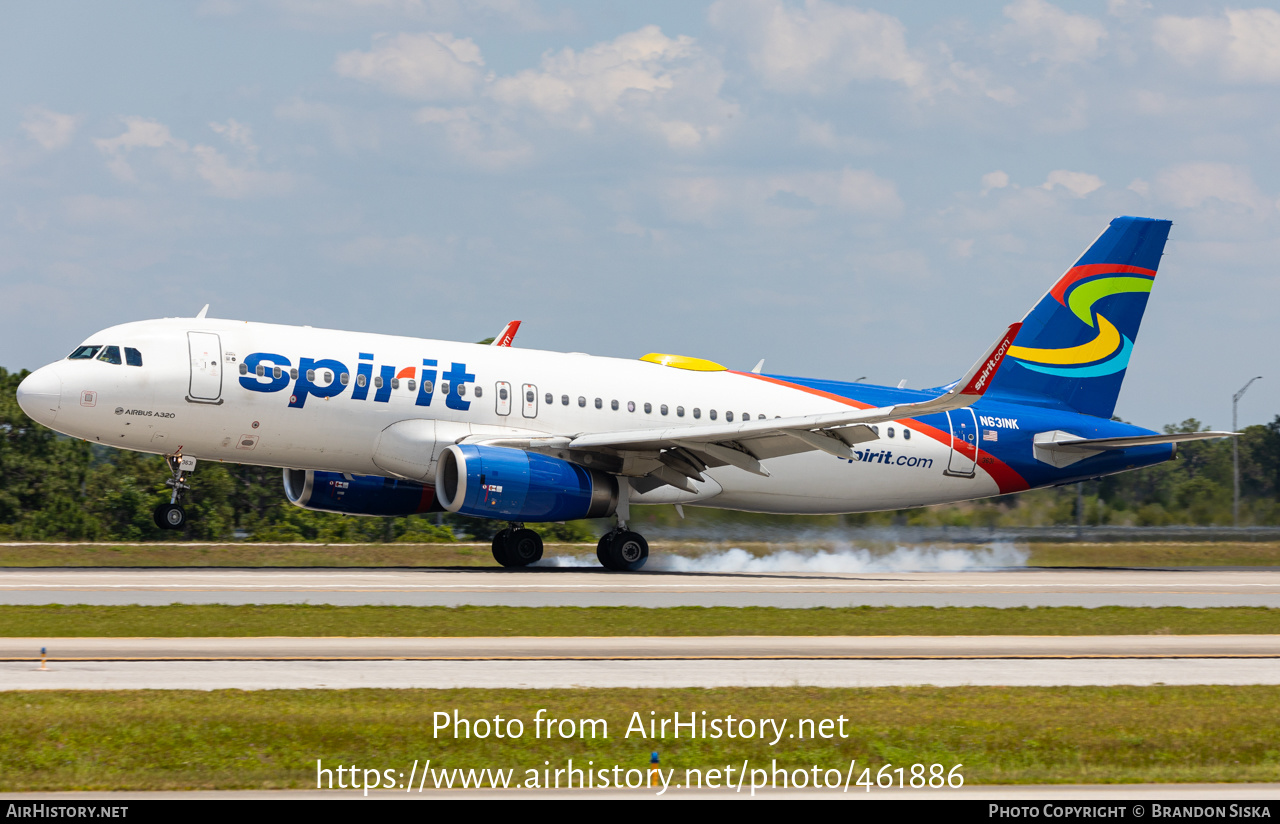 Aircraft Photo of N631NK | Airbus A320-232 | Spirit Airlines | AirHistory.net #461886