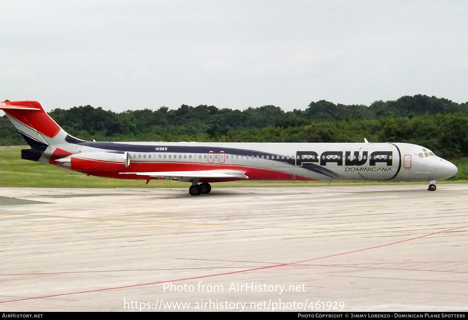 Aircraft Photo of HI989 | McDonnell Douglas MD-83 (DC-9-83) | PAWA Dominicana - Pan Am World Airways | AirHistory.net #461929