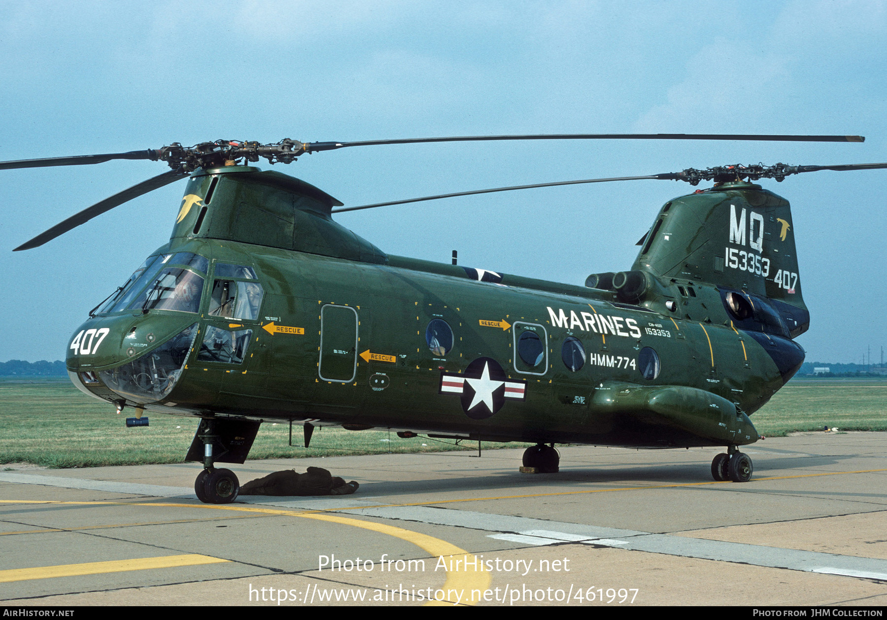 Aircraft Photo of 153353 | Boeing Vertol CH-46D Sea Knight | USA - Marines | AirHistory.net #461997