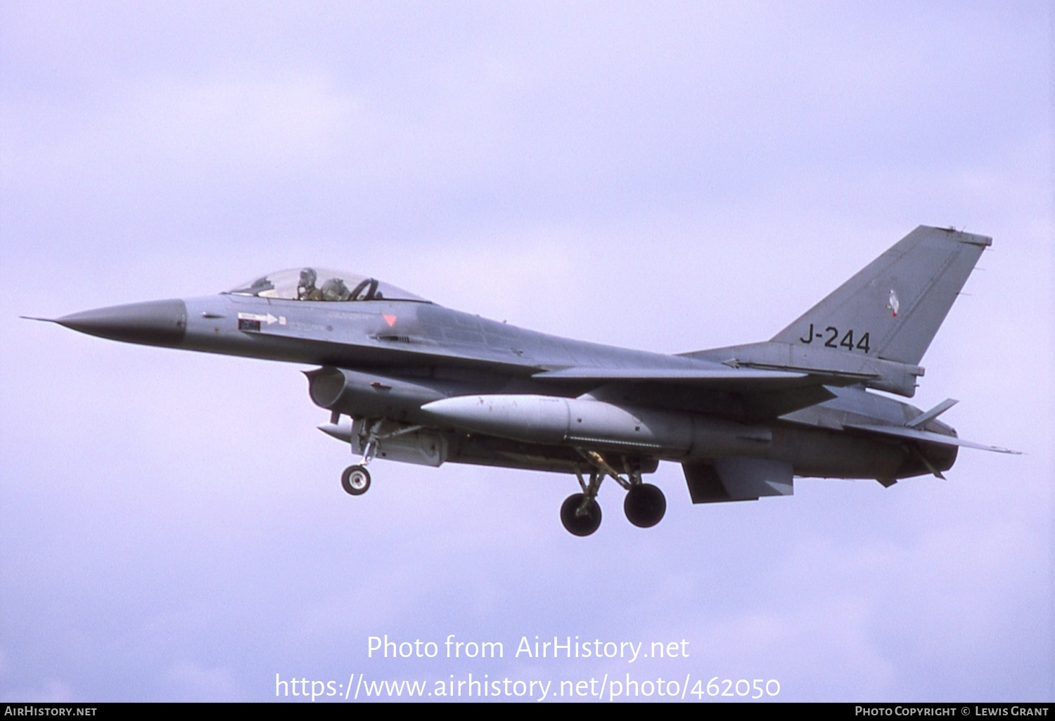 Aircraft Photo of J-244 | General Dynamics F-16A Fighting Falcon | Netherlands - Air Force | AirHistory.net #462050