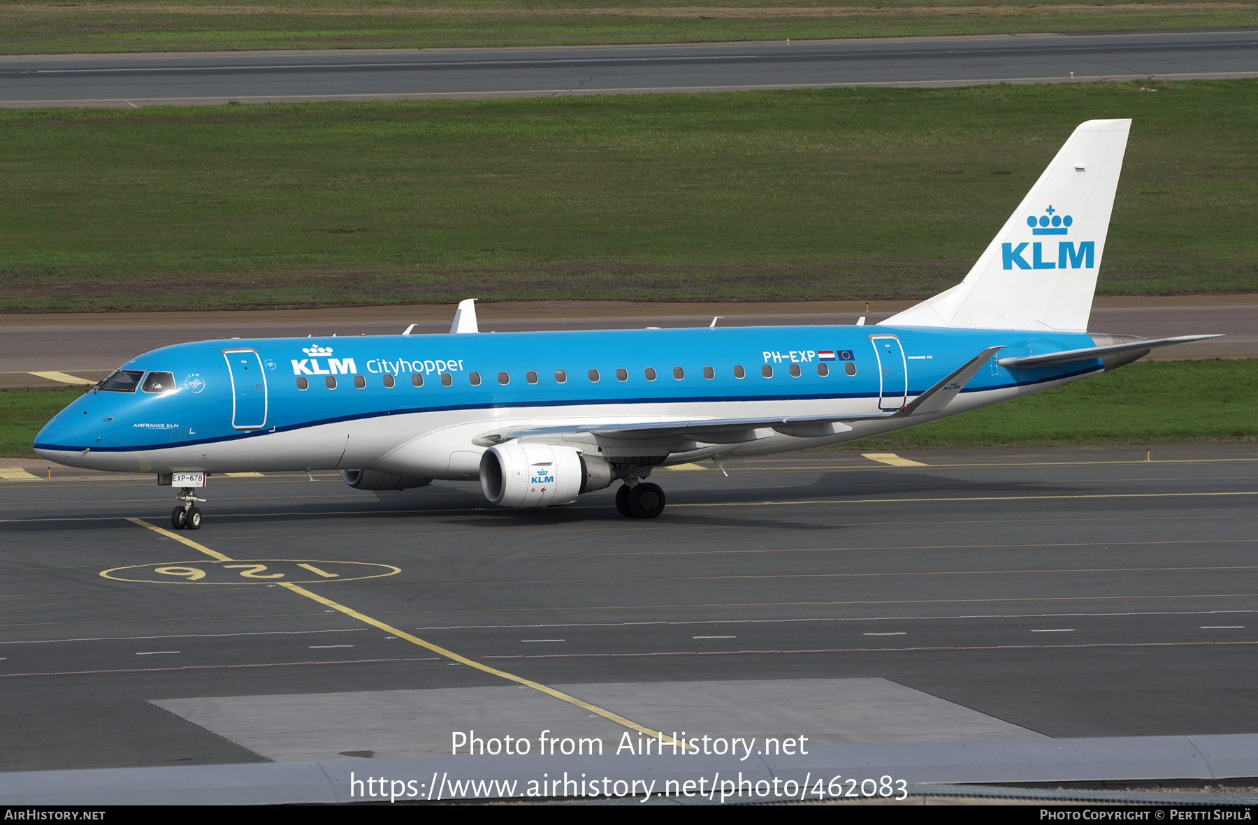 Aircraft Photo of PH-EXP | Embraer 175STD (ERJ-170-200STD) | KLM Cityhopper | AirHistory.net #462083