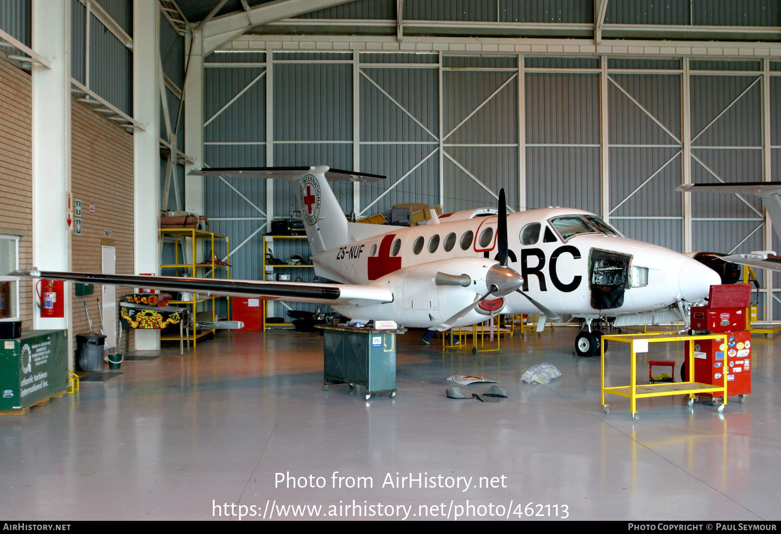 Aircraft Photo of ZS-NUF | Beech 200C Super King Air | ICRC - International Committee of the Red Cross | AirHistory.net #462113