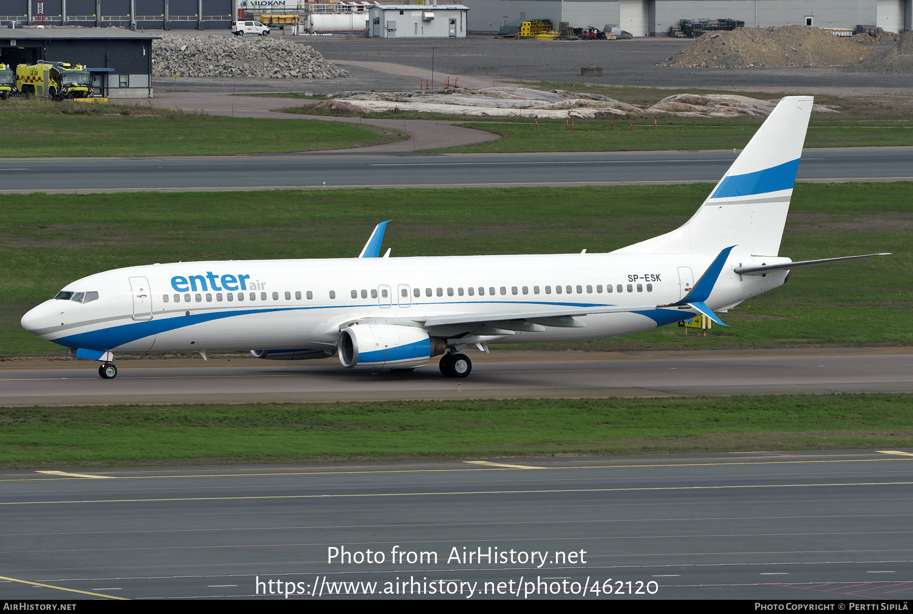 Aircraft Photo of SP-ESK | Boeing 737-8Q8 | Enter Air | AirHistory.net #462120