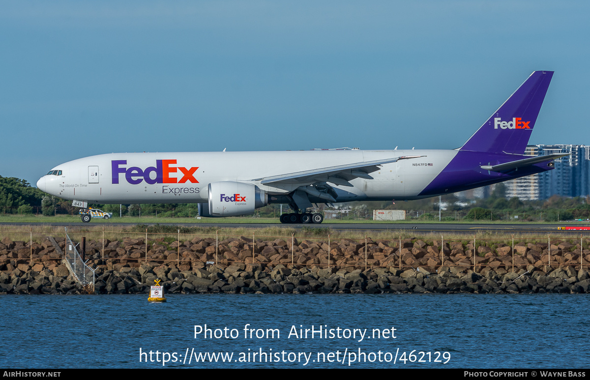 Aircraft Photo of N847FD | Boeing 777-F | FedEx Express - Federal Express | AirHistory.net #462129