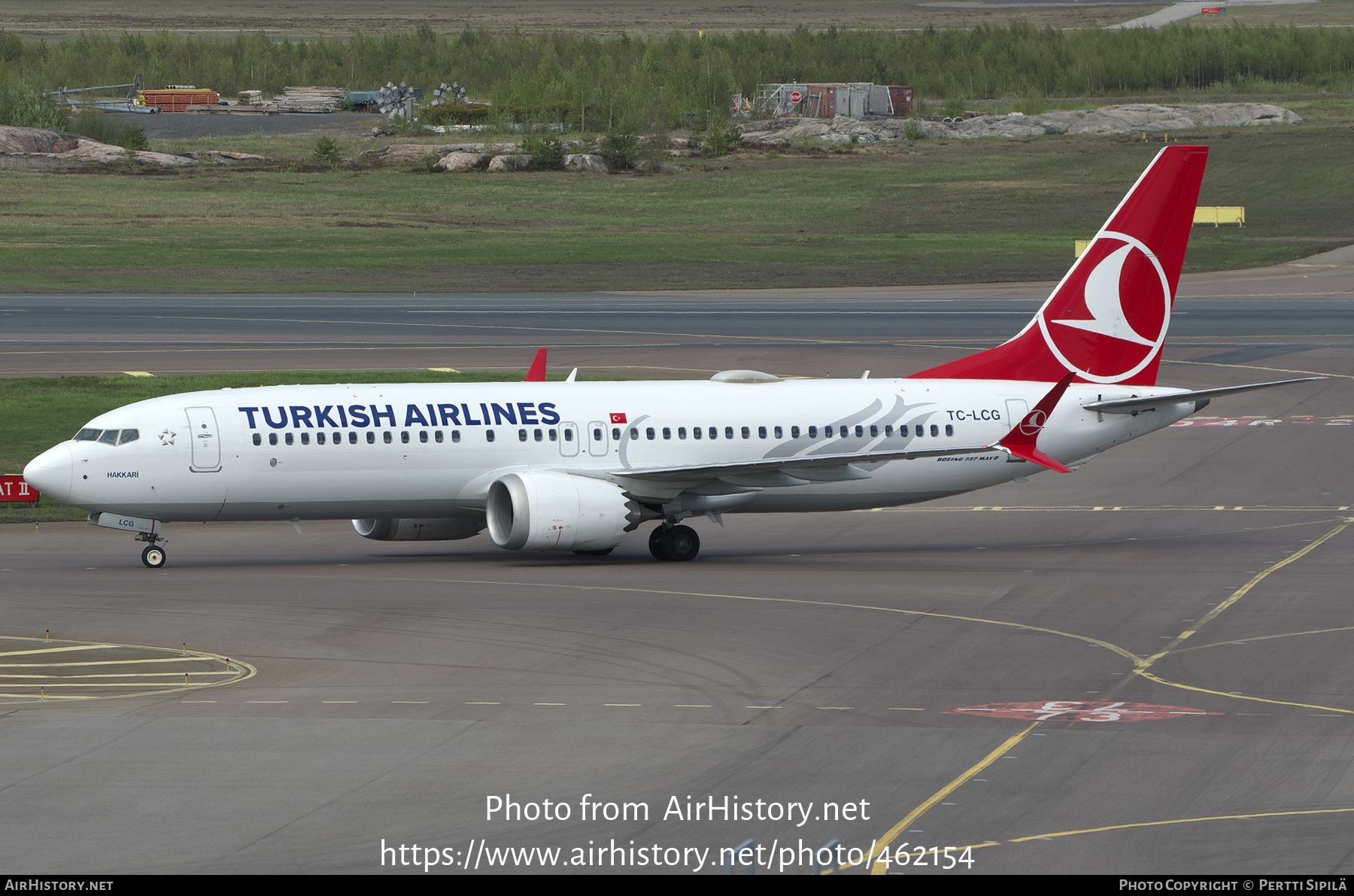 Aircraft Photo of TC-LCG | Boeing 737-8 Max 8 | Turkish Airlines | AirHistory.net #462154