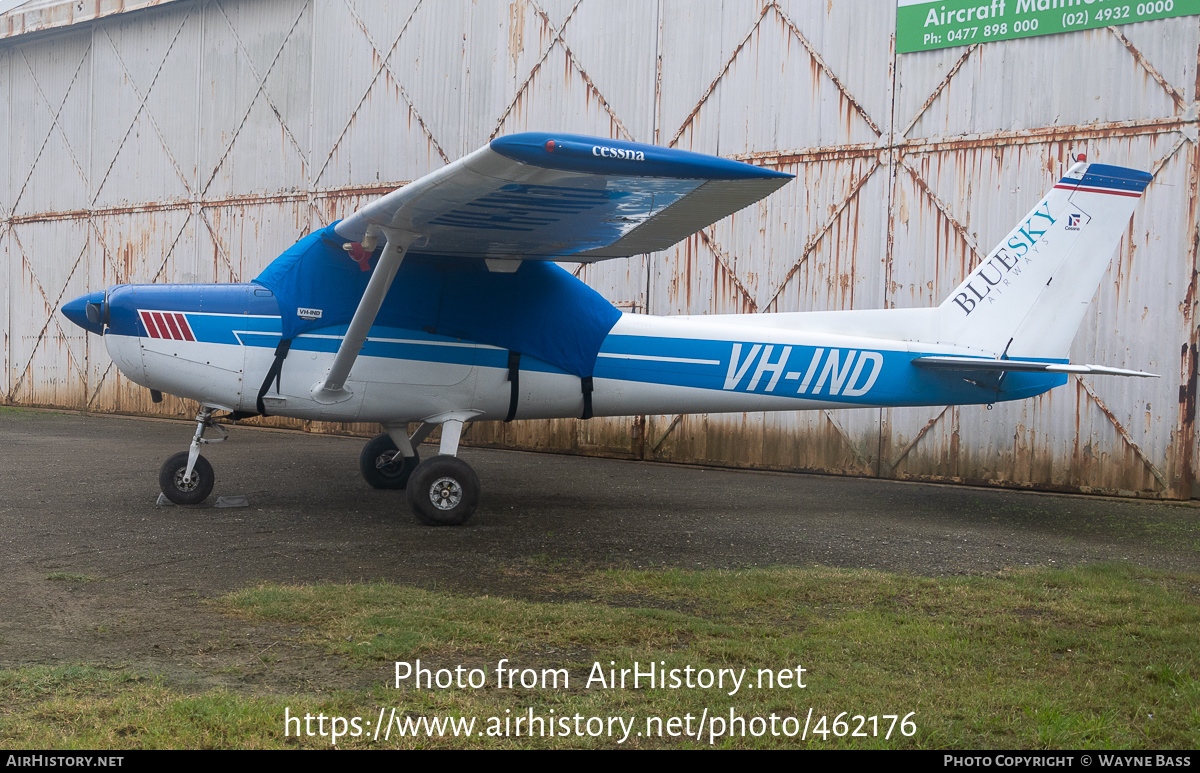 Aircraft Photo of VH-IND | Cessna 152 | Blue Sky Airways | AirHistory.net #462176