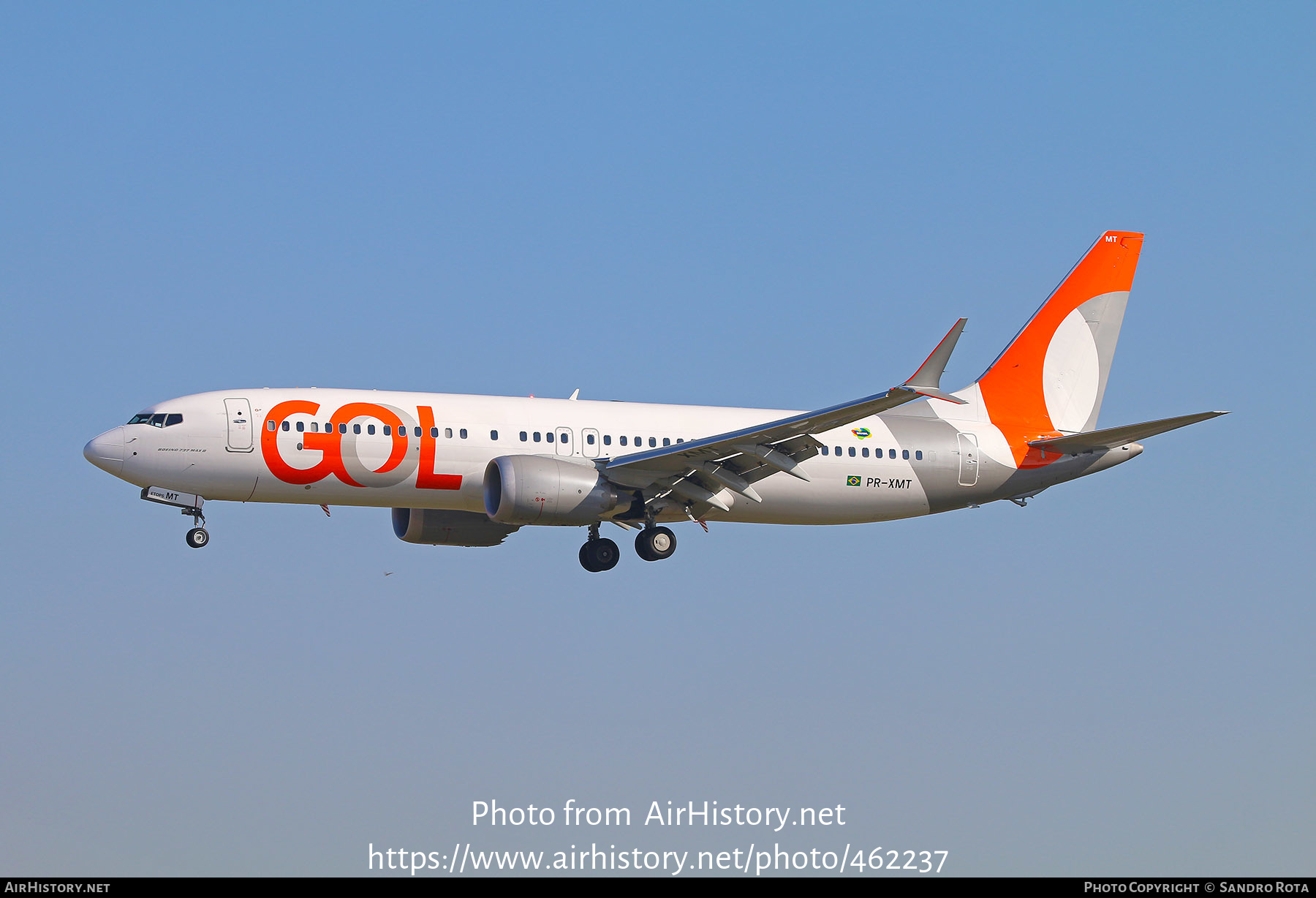 Aircraft Photo of PR-XMT | Boeing 737-8 Max 8 | GOL Linhas Aéreas | AirHistory.net #462237