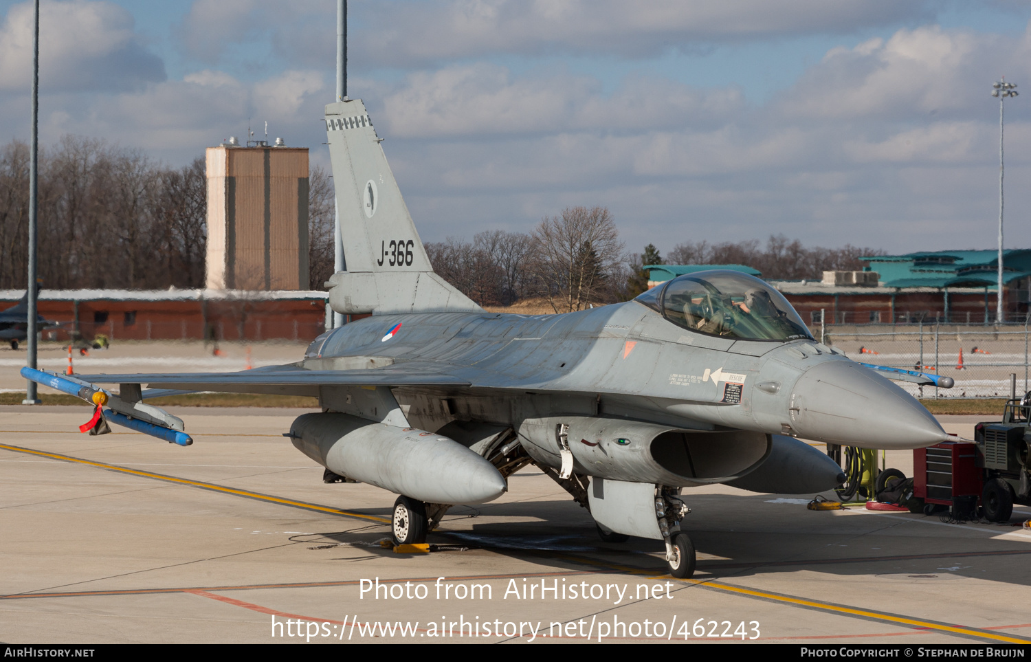 Aircraft Photo of J-366 | General Dynamics F-16AM Fighting Falcon | Netherlands - Air Force | AirHistory.net #462243